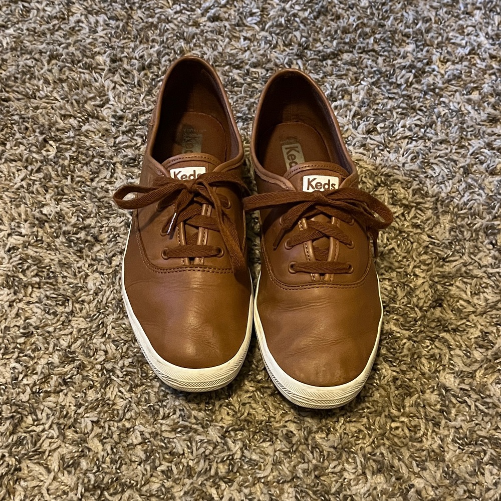 Keds Chestnut Leather Casual Shoes